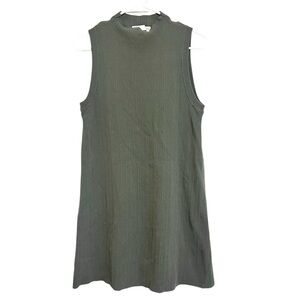 2/$30 Zara - Ribbed Green Sleeveless Midi Dress Size M